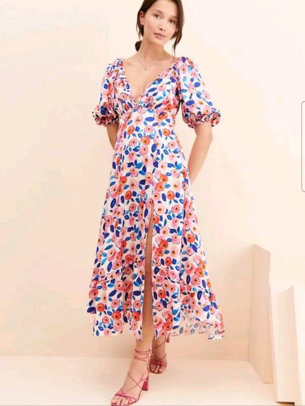 New For Love & Lemons Gianna Maxi Dress NWT Small